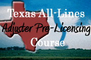 Texas All-Lines Adjuster Total Training Package